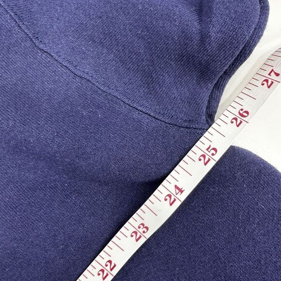 Vintage Hanes Sweatshirt Crewneck Pullover Y2K 2002 NWT Blank Navy Blue Mens 2XL - Picture 8 of 9